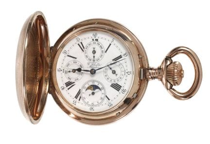 Chronomètre à ancre avec calendrier complet Schulz