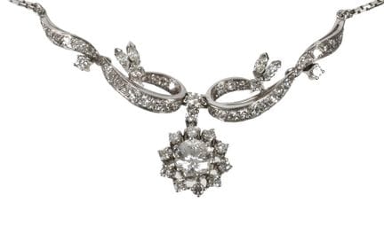 Collar de brillantes de alta calidad
hacia 1970-80