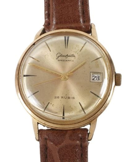 Montre pour homme Glashütte Spezimatic
RDA, vers 1