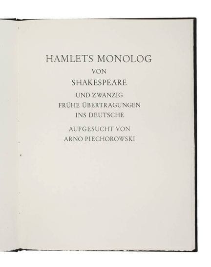 Il monologo di Amleto
di Shakespeare e 20 prime tr