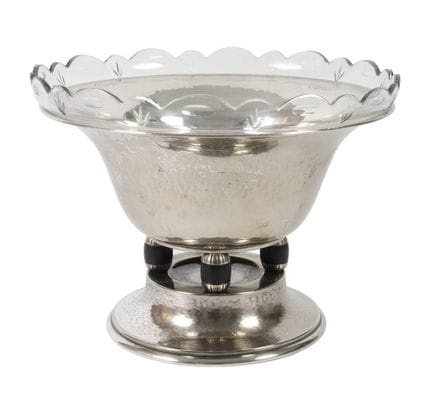 Anbietschale Dänemark 
um 1920/30, gemarkt G.A.B. 