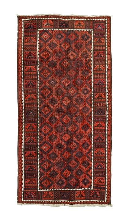Baloutche
1re moitié du XXe siècle, tapis de passa