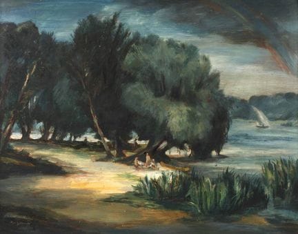 Erich Goldstaub, Sulle rive del lago
Sentiero albe