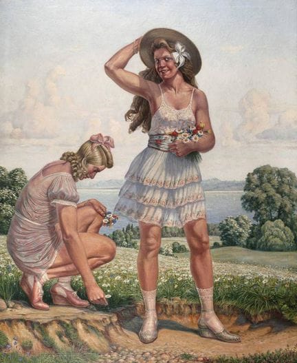 Herbert Rolf Schlegel, Ragazze sull’Ammersee
due g