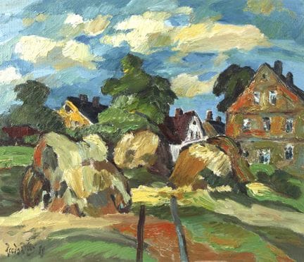 Fredo Bley, «Lauschgrün»
Pradera frondosa con heno