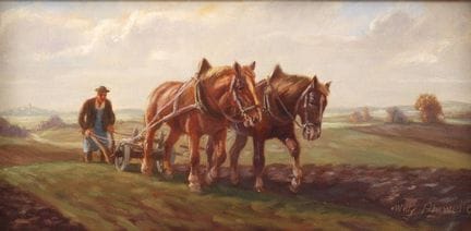 Willy Peter Ahrweiler, Contadino che ara
Paesaggio