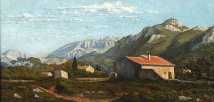 Ch. Thibault, Paesaggio montano mediterraneo
Vista