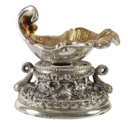 Salières en argent, style historiciste
Italie, 1re