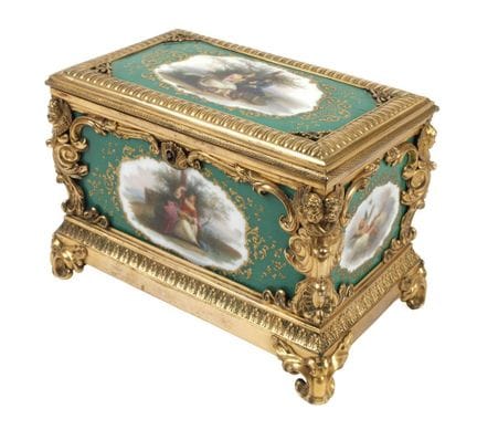 Coffret d'apparat de style Sèvres
probablement Fra