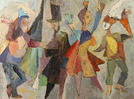 Arnold Fritz, attr., Ballerine
scena astratta di c