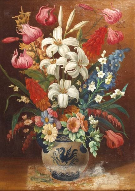 Curt Großpietsch, Naturaleza muerta con flores
mag