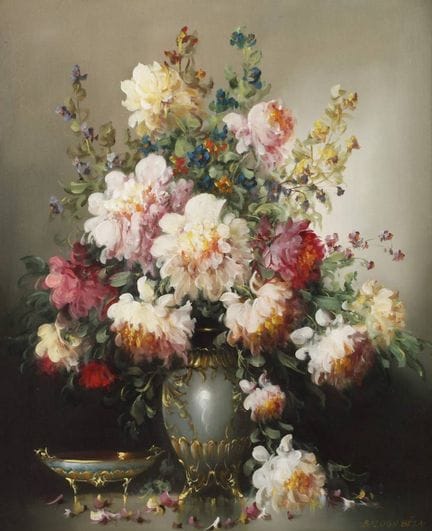 Béla Balogh, Natura morta floreale
ricco bouquet d