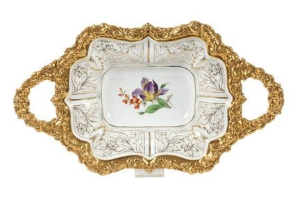 Magnifique coupe à anse de Meissen « Fleur 2 »
mar