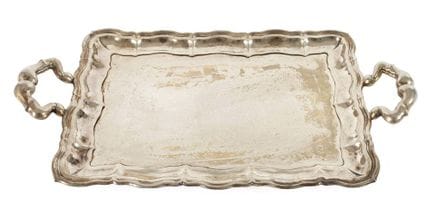 Grand plateau de service en argent, Autriche
date 