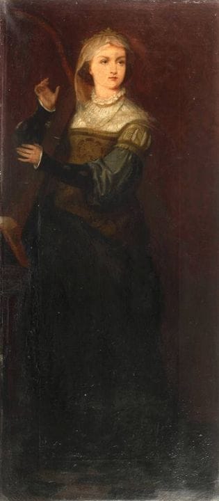 Hans Hösch, Suonatrice di arpa
Giovane donna in el