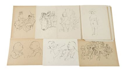 乔治·格罗兹，《看哪，此人》大型合集
1923年由马利克出版社出版的《看哪，此人》一书中的33张版画