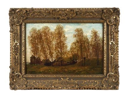 Hendrik van Bloem, Paisaje otoñal con granja
Vista