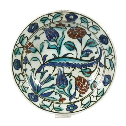 Assiette d'Iznik
Empire ottoman, fin du XVIe ou XV