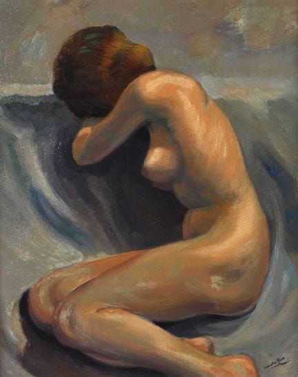 Maarten Dirk J. van der Meer, Nudo accovacciato
sd