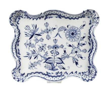 Grand plateau de Meissen « motif oignon »
marque n