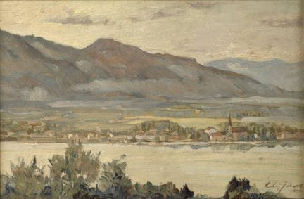 Rottach-Egern sul lago Tegernsee 
vista estiva dal