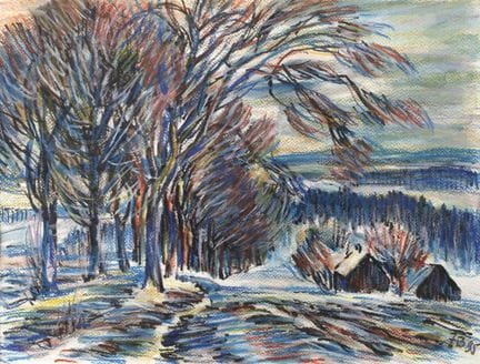 Fredo Bley, Invierno en el Vogtland
Una avenida ar