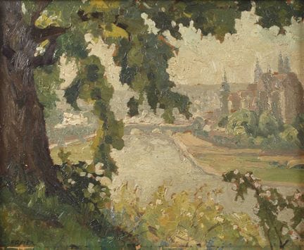 Fritz Geyer, Vista de Meissen
Vista desde la colin