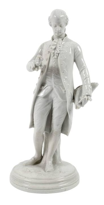 Meissen « Cavalier avec chien »
Paire de la « Dame