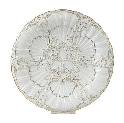 Assiette d'apparat de Meissen, relief en forme de 