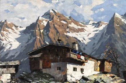 Fritz Blädel, Fattoria di montagna
Vista dal basso