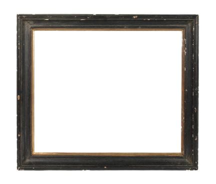 Cornice barocca 
XVIII secolo, cornice con listell