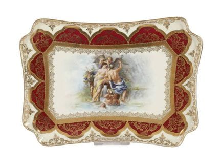 Plateau de présentation de style viennois ancien
T