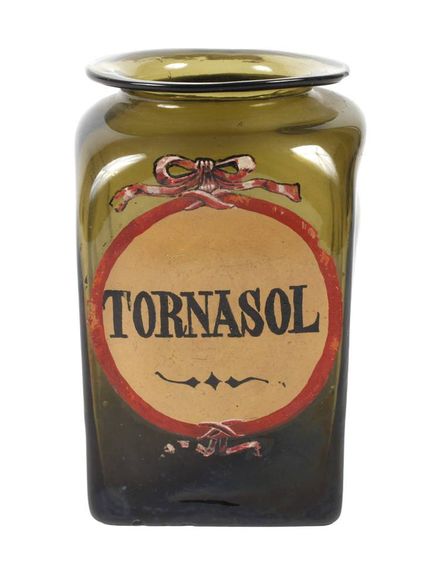 Flacon de pharmacie « Tornasol » 
Espagne, vers 18