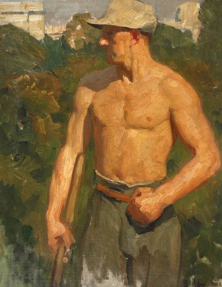 Arthur Kampf, Operaio al sole
Ritratto a mezzo bus