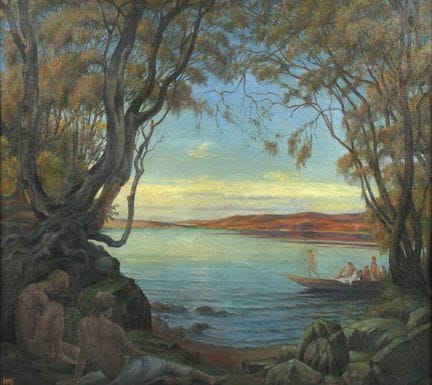 Herbert Rolf Schlegel, Vista sul lago
vista panora
