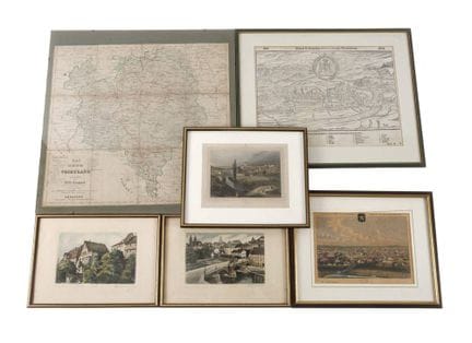 Colección de vistas de Plauen
seis obras: J. Gray,