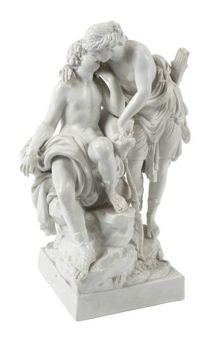 Meissen « Diane et Endymion »
Dessin de Christian 