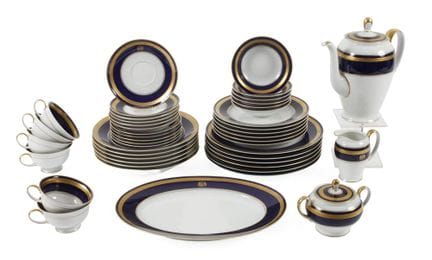 Service de table de prestige Rosenthal orné des ar