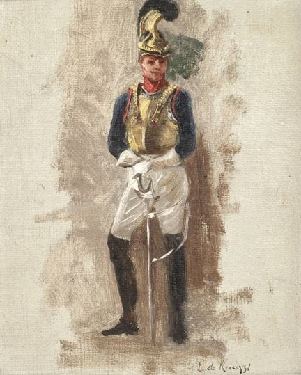 Eugen von Renazzi, attribuito, corazziero
Soldato 