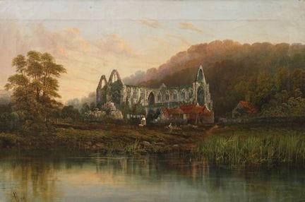Robert Weir Allan, atribuido, Ruinas de la abadía 