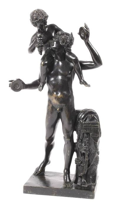 Réception de l'Antiquité : Faune dansant et baccha