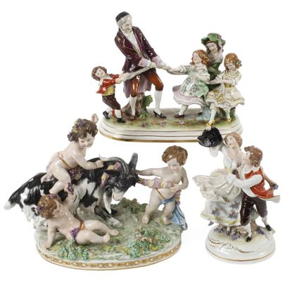 Ensemble de groupes de figurines de Scheibe-Alsbac