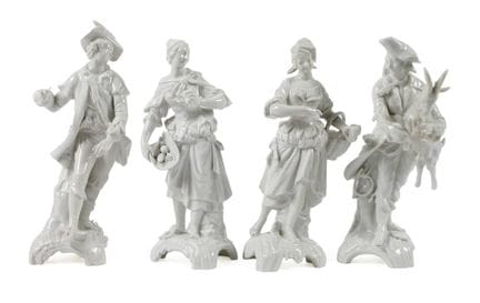 Série de figurines KPM Berlin « Les quatre élément