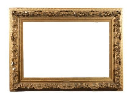 Grande cornice in stucco dorato in stile storicist