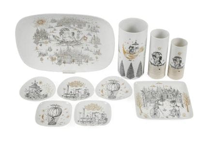 Ensemble de porcelaine décorative Rosenthal « Les 