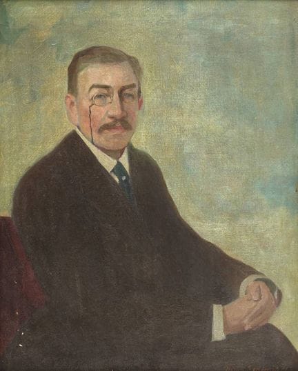 Hugo Schimmel, Retrato de Gustav Hoyer
Retrato de 