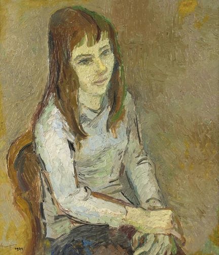 Eckhard Kempin, «Niña sentada»
Niña sentada en una