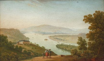 Jakob Diezler, atribuido, Vista de Coblenza
Vista 