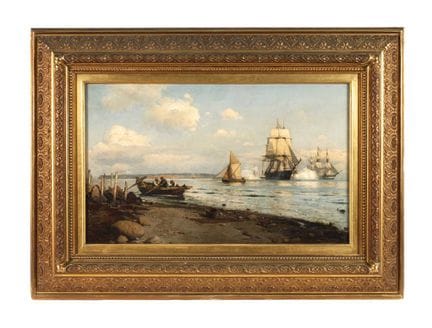 Lauritz Bernhard Holst, Disparos de cañón en el ma