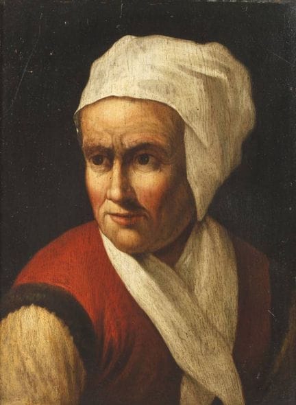 Campesina holandesa 
Retrato de busto de una mujer